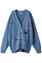 【メゾンスペシャル/MAISON SPECIAL】のライフワードエンブロイダリーニットカーディガン 人気、トレンドファッション・服の通販 founy(ファニー) ファッション Fashion レディースファッション Fashion for Women トップス・カットソー Cut & Sew Tops ニット Knit Tops & Sweaters カーディガン・羽織り Layered Style Cardigans おすすめ Recommended / Our Picks カーディガン Cardigan, Knitwear ガーリー Girly, Feminine Style モチーフ Motif, Design Theme thumbnail BLU(ブルー)|ID: prp329100003495977 ipo3291000000034909949