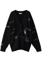 【メゾンスペシャル/MAISON SPECIAL】のライフワードエンブロイダリーニットカーディガン BLK(ブラック)|ID: prp329100003495977 ipo3291000000036925549