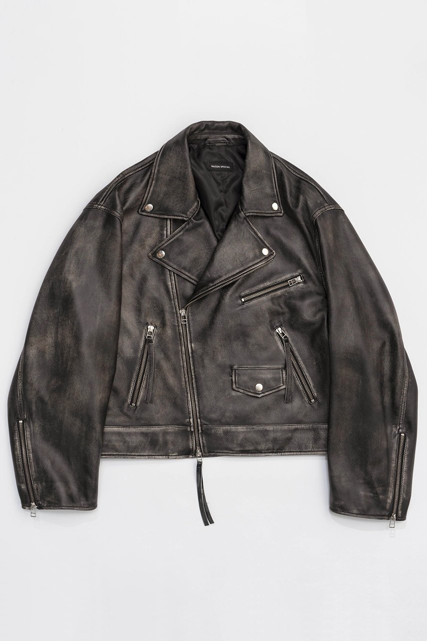 【メゾンスペシャル/MAISON SPECIAL】のLeather Riders Jacket/レザーライダースジャケット インテリア・キッズ・メンズ・レディースファッション・服の通販 founy(ファニー) 　ファッション　Fashion　レディースファッション　WOMEN　アウター　Coat Outerwear　ジャケット　Jackets　ライダース　Riders Jacket　オイル　Oil　ジャケット　Jacket　ライダースジャケット　Riders Jacket　冬　Winter　D.BRN(ダークブラウン)|ID: prp329100003496025 ipo3291000000027192145