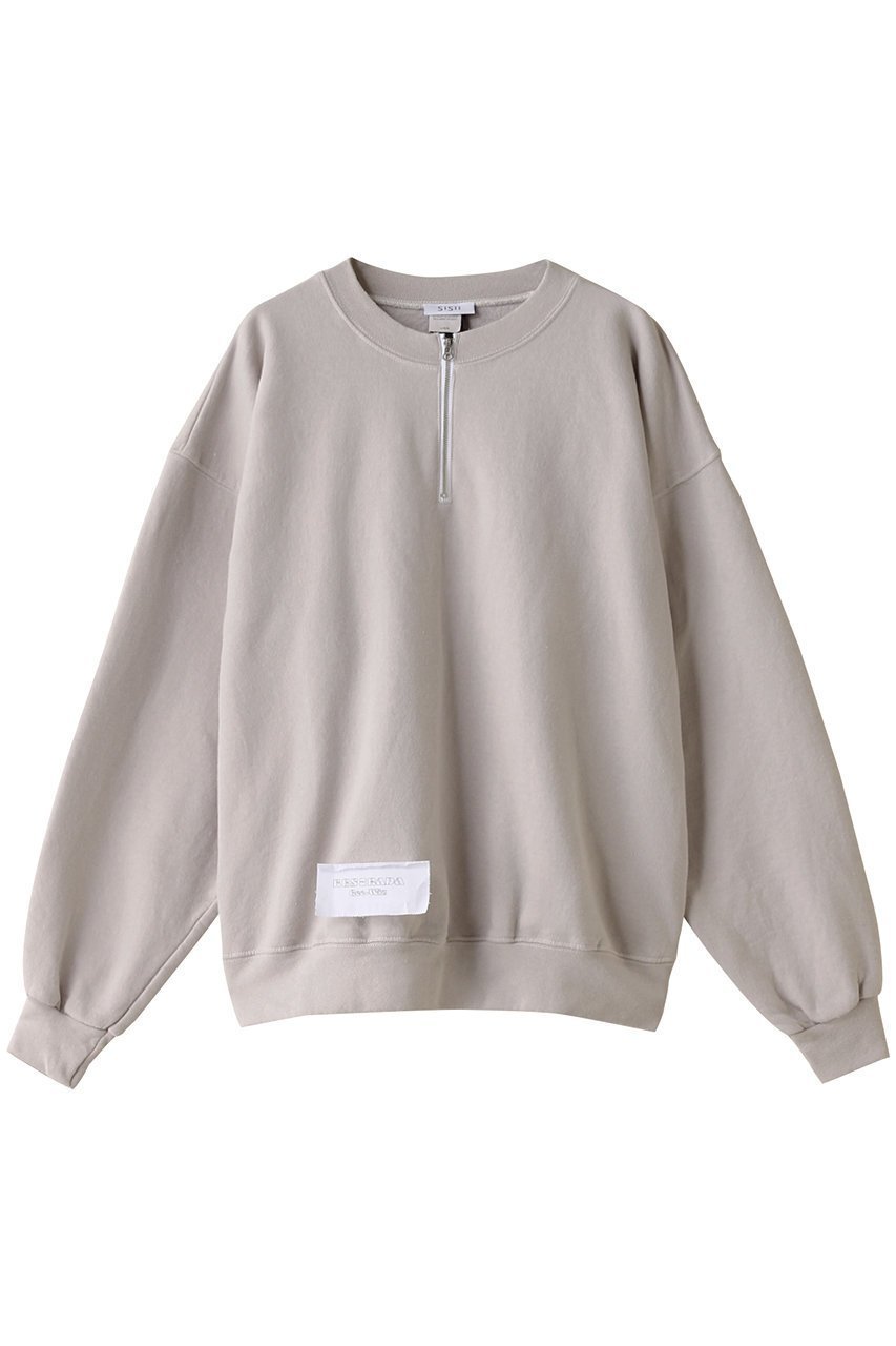 【シシ/sisii】の【UNISEX】ZIP CREW プルオーバー インテリア・キッズ・メンズ・レディースファッション・服の通販 founy(ファニー) ファッション Fashion レディースファッション Fashion for Women トップス・カットソー Cut & Sew Tops シャツ・ブラウス・オフィスカジュアル Elegant Blouses & Button-Ups レディースパーカー・カジュアルフーディー Casual Hoodies & Sweatshirts ロングTシャツ・Tシャツ Longline T-Shirts & Tees カジュアルプルオーバー・ニットトップス Pullovers & Knit Tops / Casual Pullovers スウェット・クルーネックトップス Sweatshirts & Crewnecks / Relaxed Fit Sweat Tops カットソー・ベーシックTシャツ Cut-and-Sewn Tops / Stretch Tees & Basics ユニセックス Unisex, Genderless おすすめ Recommended / Our Picks ジップ Zip, Zipper スポーティ Sporty, Casual Athletic トレンド Trend, Trending Now フレア Flare, Flared ボトム Bottoms, Lower Wear ダスティグレー|ID: prp329100003496046 ipo3291000000032921198