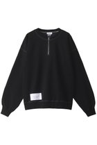 【シシ/sisii】の【UNISEX】ZIP CREW プルオーバー ブラック|ID: prp329100003496046 ipo3291000000036665192