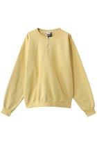 【シシ/sisii】の【UNISEX】ZIP CREW プルオーバー イエロー|ID: prp329100003496046 ipo3291000000036665197
