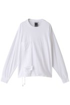 【シシ/sisii】の【UNISEX】ロングスリーブ スウィッチ ポケット Tシャツ ホワイト|ID: prp329100003496048 ipo3291000000032863279