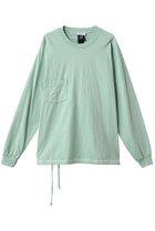 【シシ/sisii】の【UNISEX】ロングスリーブ スウィッチ ポケット Tシャツ ターコイズ|ID: prp329100003496048 ipo3291000000032863295