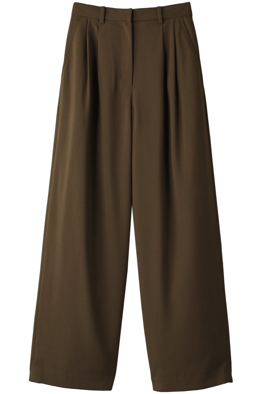 【クラネ/CLANE】のBASIC TUCK PANTS/パンツ インテリア・キッズ・メンズ・レディースファッション・服の通販 founy(ファニー) 　ファッション　Fashion　レディースファッション　Fashion for Women　パンツ　Pants & Trousers　2022年　2022　2022-2023秋冬・A/W　Autumn/Winter 2022–23 AW22–23　定番　Standard, Basic Item　BROWN|ID: prp329100003497266 ipo3291000000032829474