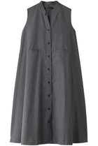 【ミズイロ インド/mizuiro ind】のstand collar flare jilet OP ワンピース l.gray|ID: prp329100003497272 ipo3291000000032901179