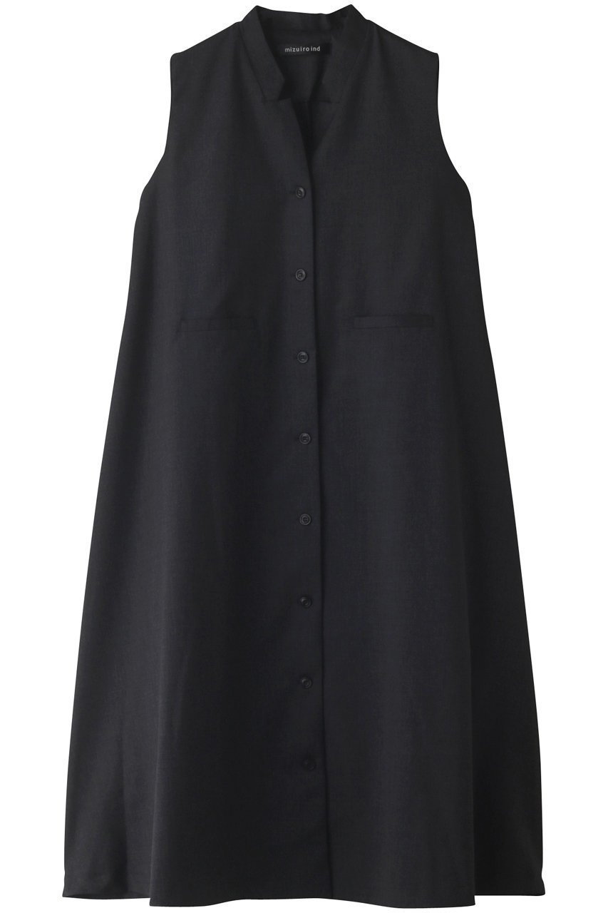 【ミズイロ インド/mizuiro ind】のstand collar flare jilet OP ワンピース インテリア・キッズ・メンズ・レディースファッション・服の通販 founy(ファニー) ファッション Fashion レディースファッション Fashion for Women ワンピース Dresses チュニック Tunic Tops & Dresses おすすめ Recommended / Our Picks シンプル Simple, Minimal スタンド Stand Collar, Upright Stand チュニック Tunic, Long Top テーラード Tailored, Tailored Fit フェミニン Feminine, Girly フレア Flare, Flared フロント Front, Front Design ロング Long, Long-Length 人気 Popular, Best Seller c.gray|ID: prp329100003497272 ipo3291000000036672373