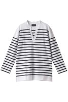 【ルミノア/Le minor】のPOLO スキッパービッグTシャツ 人気、トレンドファッション・服の通販 founy(ファニー) ファッション Fashion レディースファッション WOMEN トップス・カットソー Tops/Tshirt シャツ/ブラウス Shirts/Blouses ロング / Tシャツ T-Shirts カットソー Cut and Sewn おすすめ Recommend スキッパー スリーブ デニム ビッグ フォルム ロング |ID:prp329100003497296