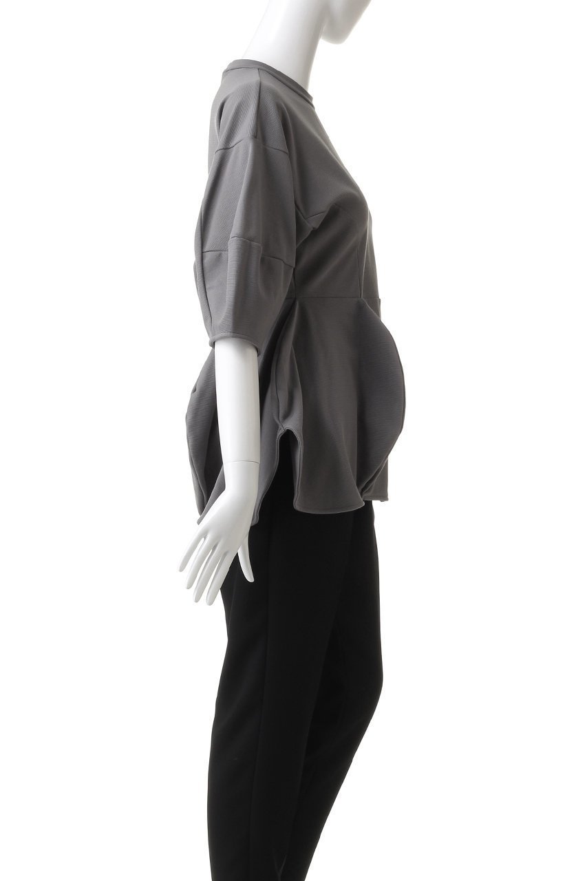 【ナゴンスタンス/nagonstans】のコットンミラノ アシンメサークルTOPS 人気、トレンドファッション・服の通販 founy(ファニー) 　ファッション　Fashion　レディースファッション　WOMEN　トップス・カットソー　Tops/Tshirt　シャツ/ブラウス　Shirts/Blouses　ロング / Tシャツ　T-Shirts　カットソー　Cut and Sewn　サークル　Circle　シェイプ　Shape　スリーブ　Sleeve　セットアップ　Set Up　ミラノ　Milan　ミラノリブ　Milan Ribs　ロング　Long　other-3|ID: prp329100003497334 ipo3291000000031401985
