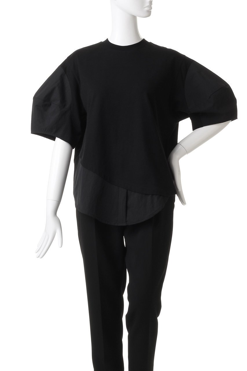 【ナゴンスタンス/nagonstans】のCO天竺 立体 Sleeve P.O/プルオーバー 人気、トレンドファッション・服の通販 founy(ファニー) 　ファッション　Fashion　レディースファッション　WOMEN　トップス・カットソー　Tops/Tshirt　シャツ/ブラウス　Shirts/Blouses　ロング / Tシャツ　T-Shirts　プルオーバー　Pullover　カットソー　Cut and Sewn　ショート　Short　スリーブ　Sleeve　ドッキング　Docking　other-2|ID: prp329100003497335 ipo3291000000031401991