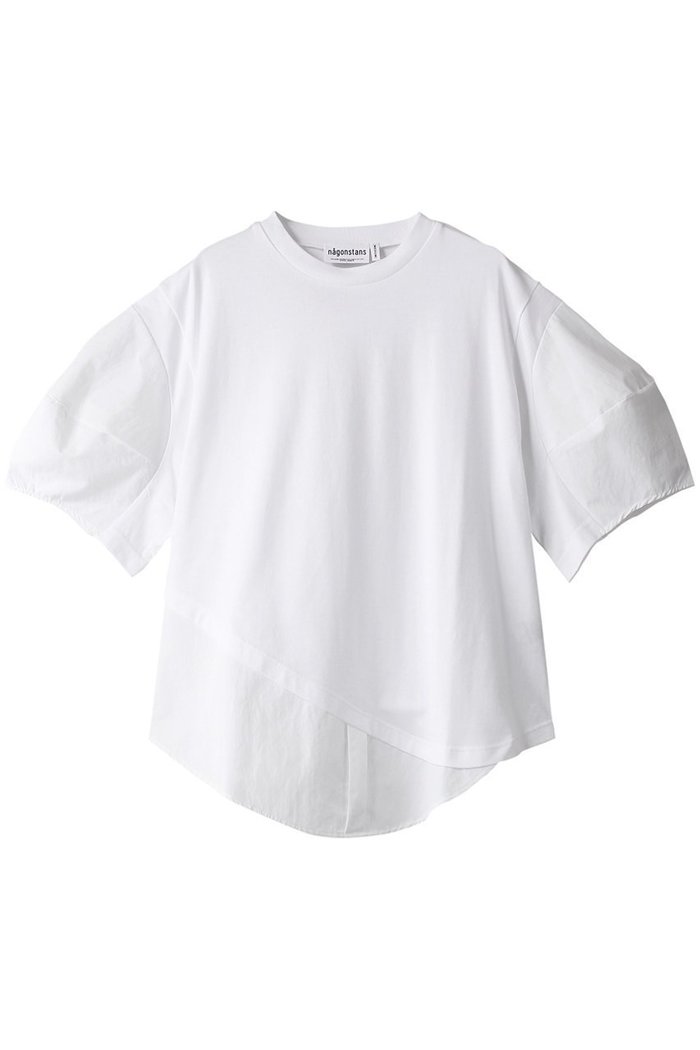 【ナゴンスタンス/nagonstans】のCO天竺 立体 Sleeve P.O/プルオーバー インテリア・キッズ・メンズ・レディースファッション・服の通販 founy(ファニー) https://founy.com/ ファッション Fashion レディースファッション Fashion for Women トップス・カットソー Cut & Sew Tops シャツ・ブラウス・オフィスカジュアル Elegant Blouses & Button-Ups ロングTシャツ・Tシャツ Longline T-Shirts & Tees カジュアルプルオーバー・ニットトップス Pullovers & Knit Tops / Casual Pullovers カットソー・ベーシックTシャツ Cut-and-Sewn Tops / Stretch Tees & Basics ショート Short, Short Length スリーブ Sleeve, Long Sleeve / Short Sleeve ドッキング Docking, Mixed Material |ID: prp329100003497335 ipo3291000000036989294