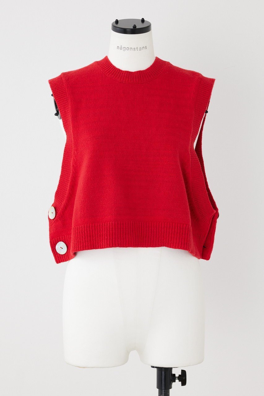 【ナゴンスタンス/nagonstans】の2wayベスト インテリア・キッズ・メンズ・レディースファッション・服の通販 founy(ファニー) ファッション Fashion レディースファッション Fashion for Women トップス・カットソー Cut & Sew Tops ニット Knit Tops & Sweaters ベスト&ジレ / 重ね着スタイル Vests & Gilets カジュアルプルオーバー・ニットトップス Pullovers & Knit Tops / Casual Pullovers ショート Short, Short Length ベスト Vest, Waistcoat Chili|ID: prp329100003497336 ipo3291000000035372575