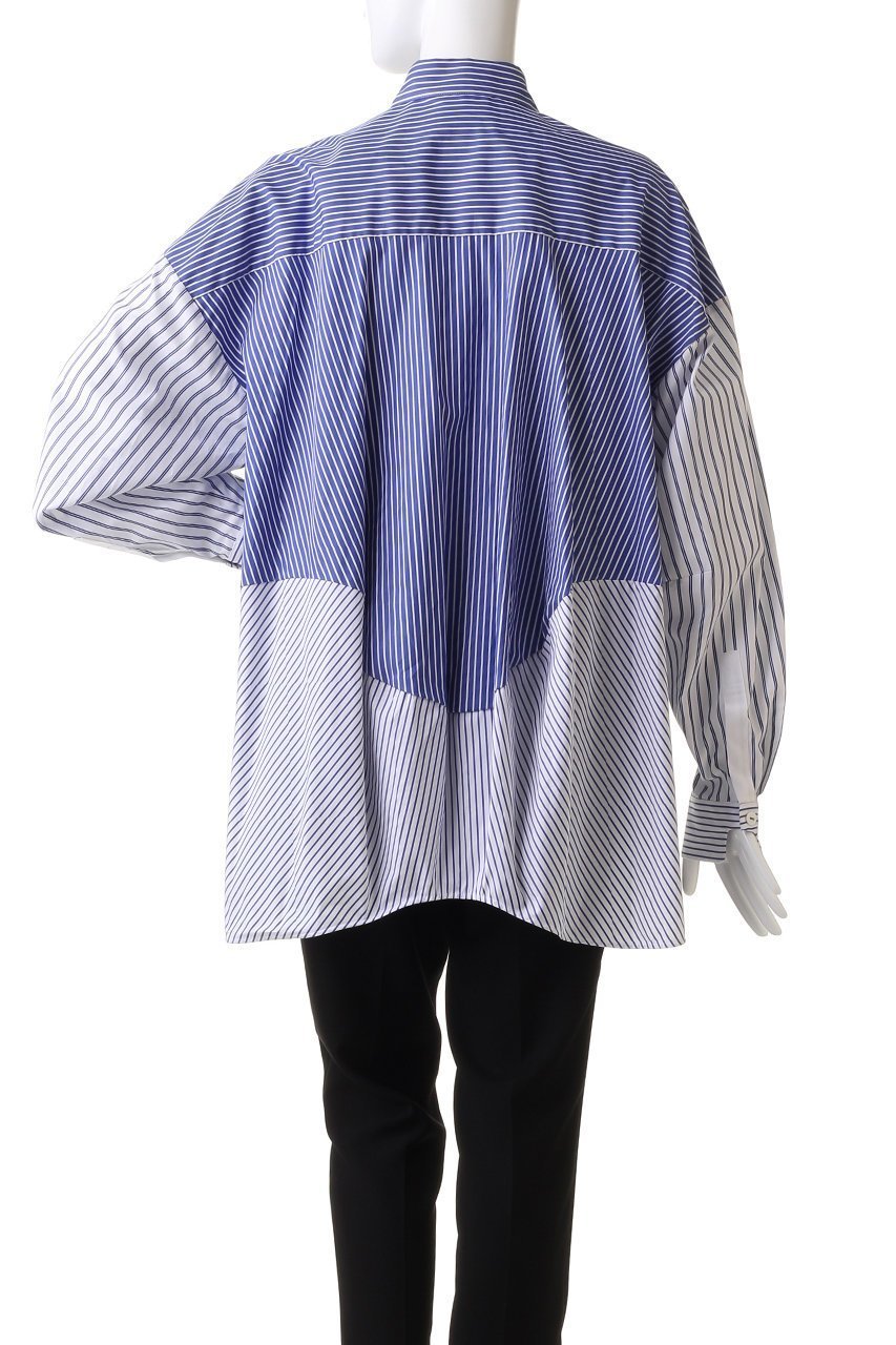 【ナゴンスタンス/nagonstans】のStripe MIX egg ドレープ SH/シャツ 人気、トレンドファッション・服の通販 founy(ファニー) 　ファッション　Fashion　レディースファッション　Fashion for Women　トップス・カットソー　Cut & Sew Tops　シャツ・ブラウス・オフィスカジュアル　Elegant Blouses & Button-Ups　ストライプ　Stripe, Striped Pattern　スリーブ　Sleeve, Long Sleeve / Short Sleeve　ドレープ　Drape, Draping Fabric　ミックス　Mix, Mixed Style　モチーフ　Motif, Design Theme　ロング　Long, Long-Length　秋　Autumn　other-4|ID: prp329100003497338 ipo3291000000036060252