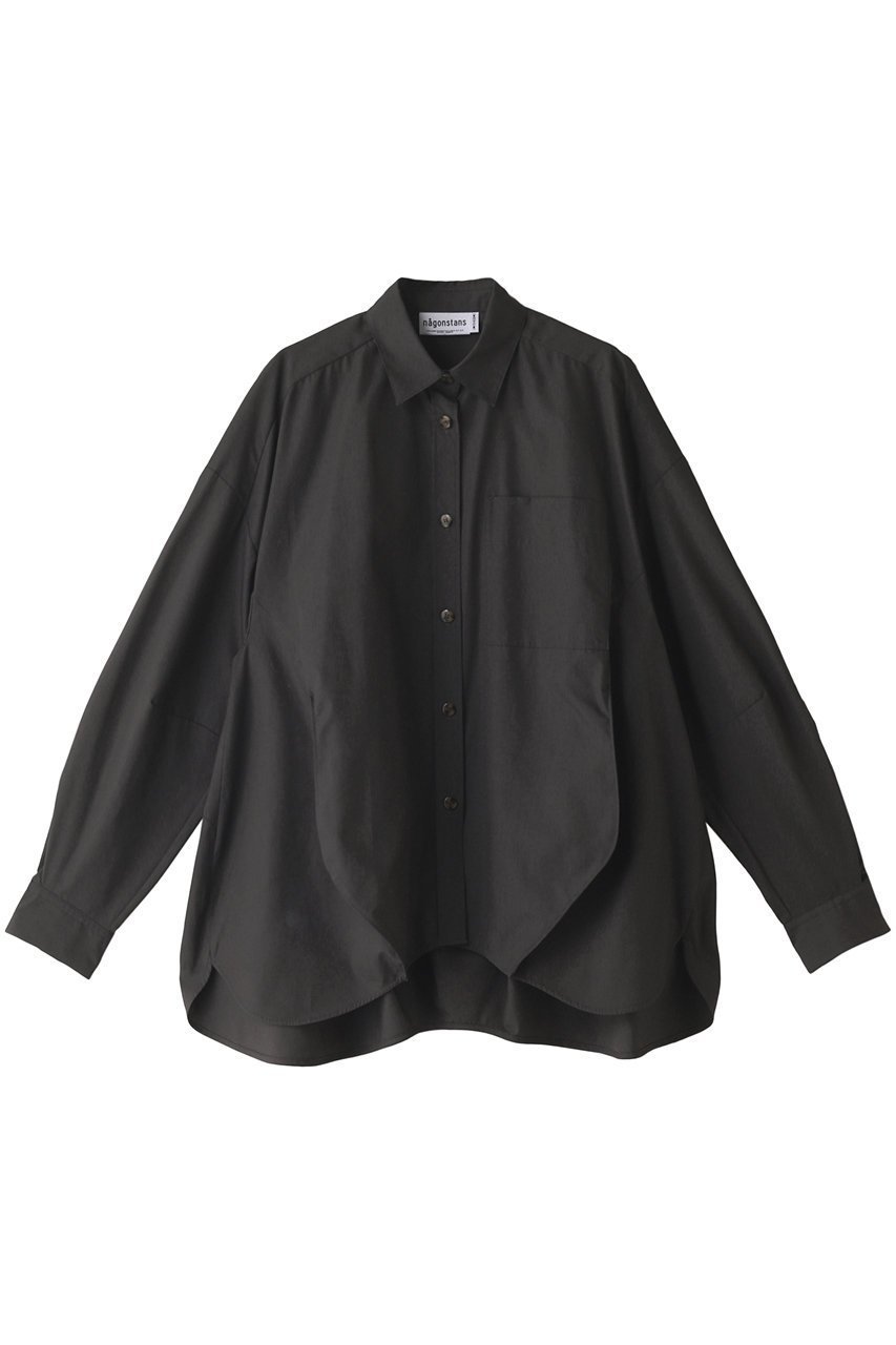 【ナゴンスタンス/nagonstans】のT/Cブロード egg ドレープ SH/シャツ インテリア・キッズ・メンズ・レディースファッション・服の通販 founy(ファニー) ファッション Fashion レディースファッション Fashion for Women トップス・カットソー Cut & Sew Tops シャツ・ブラウス・オフィスカジュアル Elegant Blouses & Button-Ups スリーブ Sleeve, Long Sleeve / Short Sleeve ドレープ Drape, Draping Fabric ブロード Broadcloth, Fine Cotton モチーフ Motif, Design Theme ロング Long, Long-Length 秋 Autumn Cement|ID: prp329100003497340 ipo3291000000032932018