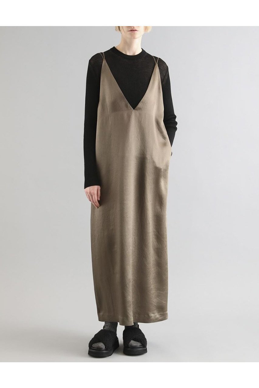 【サクラ/SACRA】のアセテートサテンキャミワンピース 人気、トレンドファッション・服の通販 founy(ファニー) 　ファッション　Fashion　レディースファッション　WOMEN　ワンピース　Dress　キャミワンピース　No Sleeve Dresses　チュニック　Tunic　エレガント 上品　Elegant　キャミワンピース　Cami Dress　チュニック　Tunic　マキシ　Maxi　ラップ　Wrap　ロング　Long　ワッシャー　Washer　other-7|ID: prp329100003498757 ipo3291000000031420667