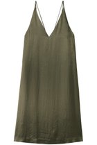 【サクラ/SACRA】のアセテートサテンキャミワンピース カーキ|ID:prp329100003498757