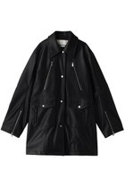 【プランク プロジェクト/PRANK PROJECT】の【UNISEX】ヴィーガンレザーミドルコート / Vegan Leather Middle Coat BLK(ブラック)|ID:prp329100003498762