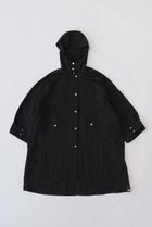 【プランク プロジェクト/PRANK PROJECT】のオーバーフーディーコート / Over Hoodie Coat 人気、トレンドファッション・服の通販 founy(ファニー) ファッション Fashion レディースファッション WOMEN アウター Coat Outerwear コート Coats インナー スリット ツイル ポンチョ ロング 冬 Winter thumbnail BLK(ブラック)|ID: prp329100003498765 ipo3291000000023131275