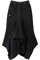 【プランク プロジェクト/PRANK PROJECT】のウェーブヘムデニムスカート / Wavy Hem Denim Skirt 人気、トレンドファッション・服の通販 founy(ファニー) ファッション Fashion レディースファッション Fashion for Women スカート Skirts デニムスカート・カジュアルスカート Denim Skirts ロングスカート Long Skirts / Maxi & Midi Skirts おすすめ Recommended / Our Picks デニム Denim, Jeans Material ロング Long, Long-Length ヴィンテージ Vintage Style |ID:prp329100003498773