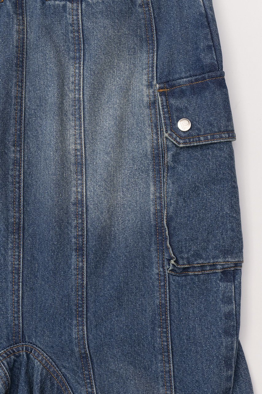 【プランク プロジェクト/PRANK PROJECT】のウェーブヘムデニムスカート / Wavy Hem Denim Skirt 人気、トレンドファッション・服の通販 founy(ファニー) 　ファッション　Fashion　レディースファッション　Fashion for Women　スカート　Skirts　デニムスカート・カジュアルスカート　Denim Skirts　ロングスカート　Long Skirts / Maxi & Midi Skirts　おすすめ　Recommended / Our Picks　デニム　Denim, Jeans Material　ロング　Long, Long-Length　ヴィンテージ　Vintage Style　other-8|ID: prp329100003498773 ipo3291000000035387968