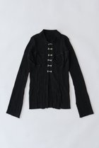 【プランク プロジェクト/PRANK PROJECT】のレーストリムシャツ / Lace Trim Shirt BLK(ブラック)|ID:prp329100003498774