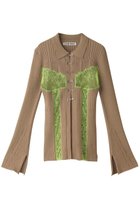 【プランク プロジェクト/PRANK PROJECT】のレーストリムシャツ / Lace Trim Shirt CML(キャメル)|ID: prp329100003498774 ipo3291000000036402206