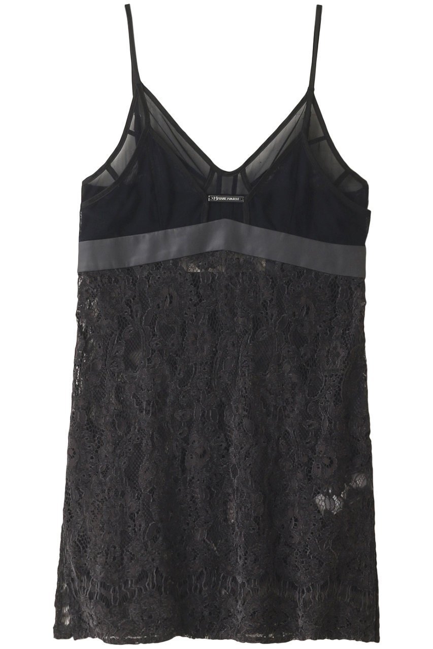 【プランク プロジェクト/PRANK PROJECT】のフロッキーレースキャミチュニック / Flocky Lace Camisole Tunic インテリア・キッズ・メンズ・レディースファッション・服の通販 founy(ファニー) 　ファッション　Fashion　レディースファッション　WOMEN　ワンピース　Dress　チュニック　Tunic　チュニック　Tunic　ビスチェ　Bustier　レース　Race　GRY(グレー)|ID: prp329100003498778 ipo3291000000029771762