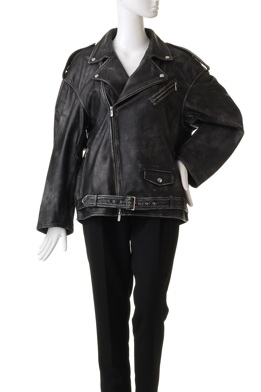 【プランク プロジェクト/PRANK PROJECT】のラブオフCOWクラッシュレザーライダースジャケット / Love Off COW Crushed Leather Riders Jacket 人気、トレンドファッション・服の通販 founy(ファニー) 　ファッション　Fashion　レディースファッション　Fashion for Women　アウター　Coat / Outerwear Collection　レディースジャケット・軽アウター　Jackets　ライダースジャケット / レザースタイル　Riders Jackets & Biker Style　ジャケット　Jacket, Outerwear　ビンテージ　Vintage, Retro Style　ベーシック　Basic, Essential　ライダース　Riders　other-2|ID: prp329100003498779 ipo3291000000035721049