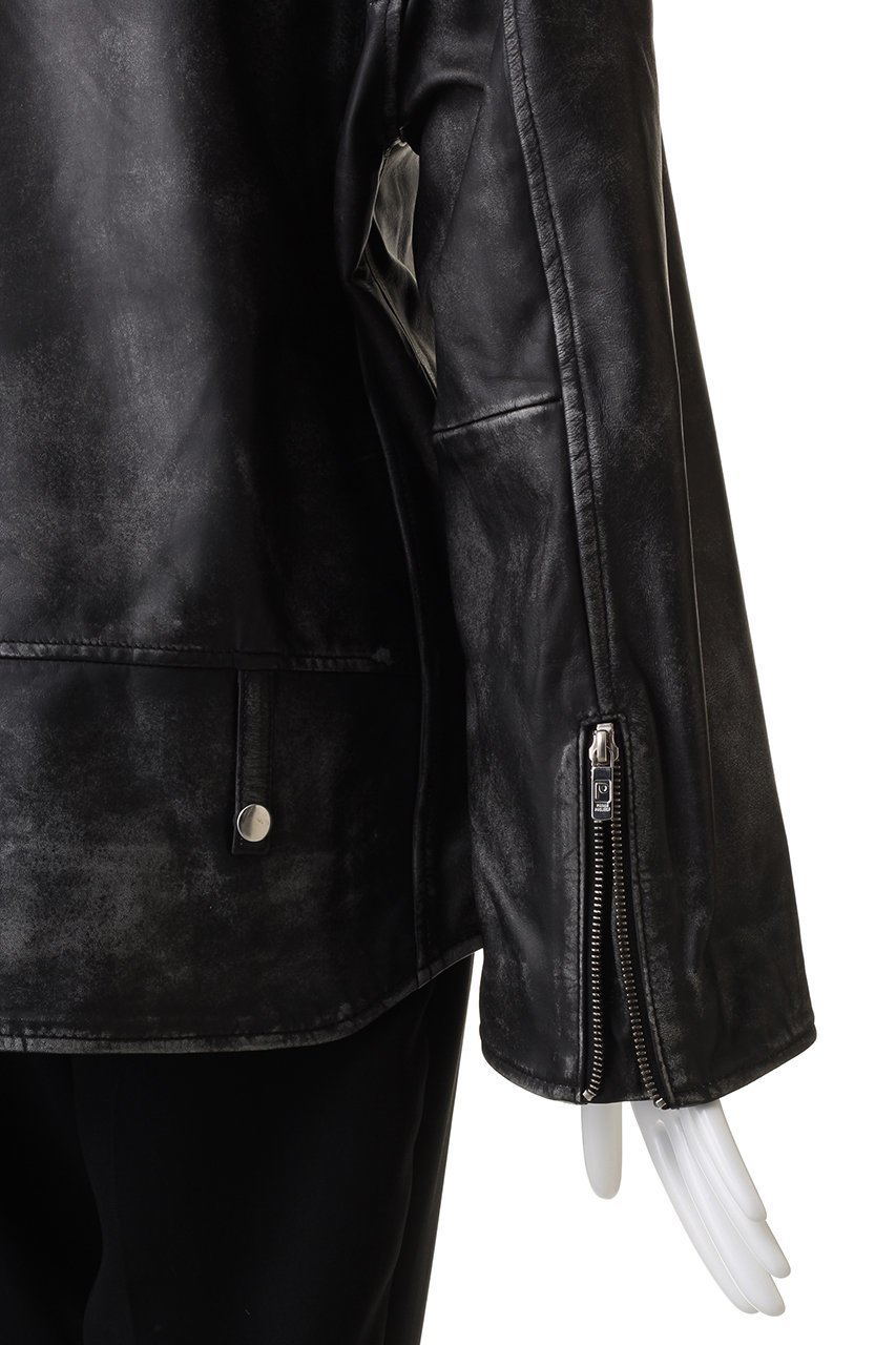 【プランク プロジェクト/PRANK PROJECT】のラブオフCOWクラッシュレザーライダースジャケット / Love Off COW Crushed Leather Riders Jacket 人気、トレンドファッション・服の通販 founy(ファニー) 　ファッション　Fashion　レディースファッション　Fashion for Women　アウター　Coat / Outerwear Collection　レディースジャケット・軽アウター　Jackets　ライダースジャケット / レザースタイル　Riders Jackets & Biker Style　ジャケット　Jacket, Outerwear　ビンテージ　Vintage, Retro Style　ベーシック　Basic, Essential　ライダース　Riders　other-6|ID: prp329100003498779 ipo3291000000035721053