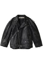 【プランク プロジェクト/PRANK PROJECT】のラブオフCOWクラッシュレザーライダースジャケット / Love Off COW Crushed Leather Riders Jacket BLK(ブラック)|ID: prp329100003498779 ipo3291000000036797519
