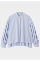 【ル フィル/LE PHIL】のショートタイプライターギャザーブラウス 人気、トレンドファッション・服の通販 founy(ファニー) ファッション Fashion レディースファッション Fashion for Women トップス・カットソー Cut & Sew Tops シャツ・ブラウス・オフィスカジュアル Elegant Blouses & Button-Ups スリーブ Sleeve, Long Sleeve / Short Sleeve フォルム Silhouette, Form ブロード Broadcloth, Fine Cotton ロング Long, Long-Length ワイド Wide, Wide Fit thumbnail ブルー|ID: prp329100003498808 ipo3291000000036145343