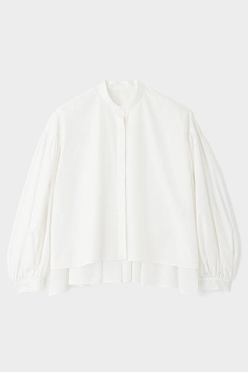 【ル フィル/LE PHIL】のショートタイプライターギャザーブラウス 人気、トレンドファッション・服の通販 founy(ファニー) 　ファッション　Fashion　レディースファッション　Fashion for Women　トップス・カットソー　Cut & Sew Tops　シャツ・ブラウス・オフィスカジュアル　Elegant Blouses & Button-Ups　スリーブ　Sleeve, Long Sleeve / Short Sleeve　フォルム　Silhouette, Form　ブロード　Broadcloth, Fine Cotton　ロング　Long, Long-Length　ワイド　Wide, Wide Fit　 other-1|ID: prp329100003498808 ipo3291000000036772864