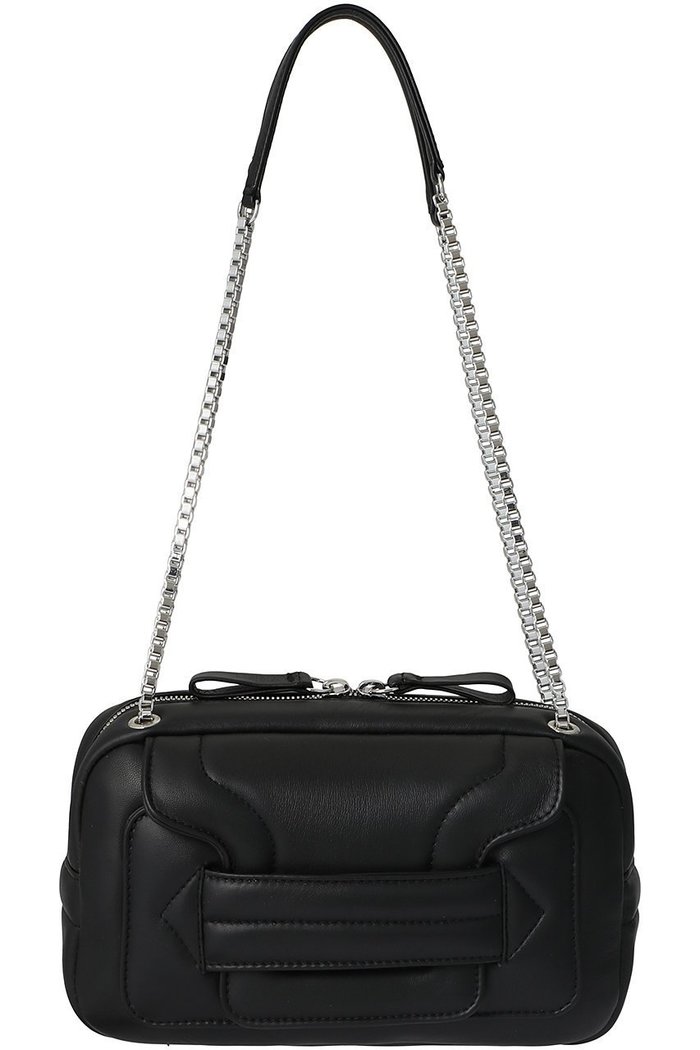 【ピエール アルディ/PIERRE HARDY】のALPHA PAD チェーンショルダーバッグ インテリア・キッズ・メンズ・レディースファッション・服の通販 founy(ファニー) https://founy.com/ ファッション Fashion レディースファッション Fashion for Women バッグ Bags ショルダー Shoulder, Shoulder Strap スクエア Square, Square Shape チェーン Chain, Chain Strap フォルム Silhouette, Form 人気 Popular, Best Seller 定番 Standard, Basic Item |ID: prp329100003500605 ipo3291000000035105112