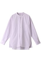 【ティッカ/TICCA】のノーカラーシャツ ピンクマルチストライプ|ID:prp329100003500699