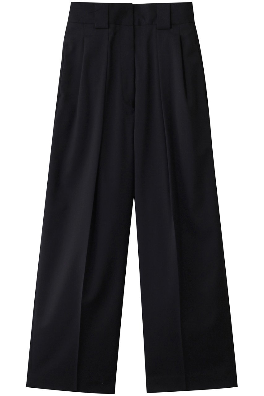 【チノ/CINOH】のT/W ツイルハイウエストツータックパンツ インテリア・キッズ・メンズ・レディースファッション・服の通販 founy(ファニー) 　ファッション　Fashion　レディースファッション　Fashion for Women　パンツ　Pants & Trousers　シンプル　Simple, Minimal　フロント　Front, Front Design　人気　Popular, Best Seller　ネイビー|ID: prp329100003502568 ipo3291000000032938014