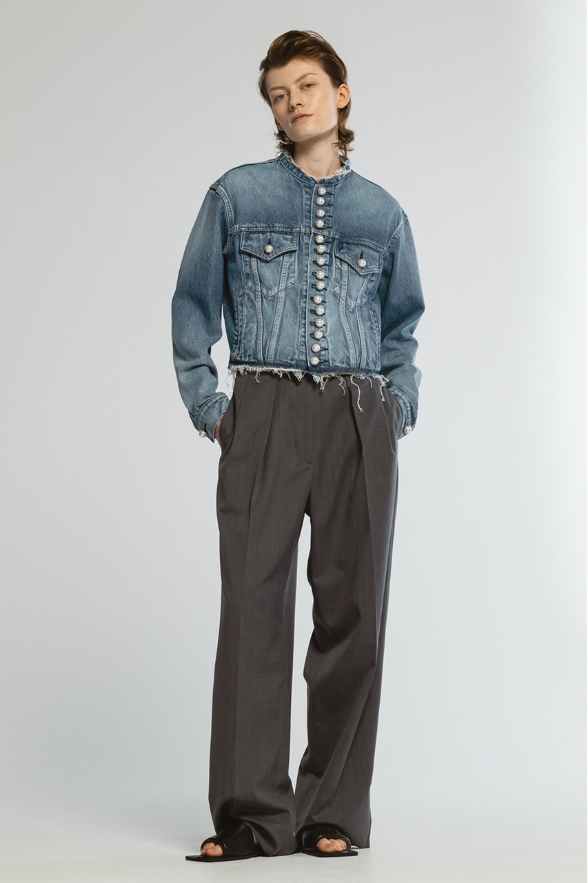 【チノ/CINOH】のT/W ツイルハイウエストツータックパンツ 人気、トレンドファッション・服の通販 founy(ファニー) 　ファッション　Fashion　レディースファッション　Fashion for Women　パンツ　Pants & Trousers　シンプル　Simple, Minimal　フロント　Front, Front Design　人気　Popular, Best Seller　other-6|ID: prp329100003502568 ipo3291000000032938058