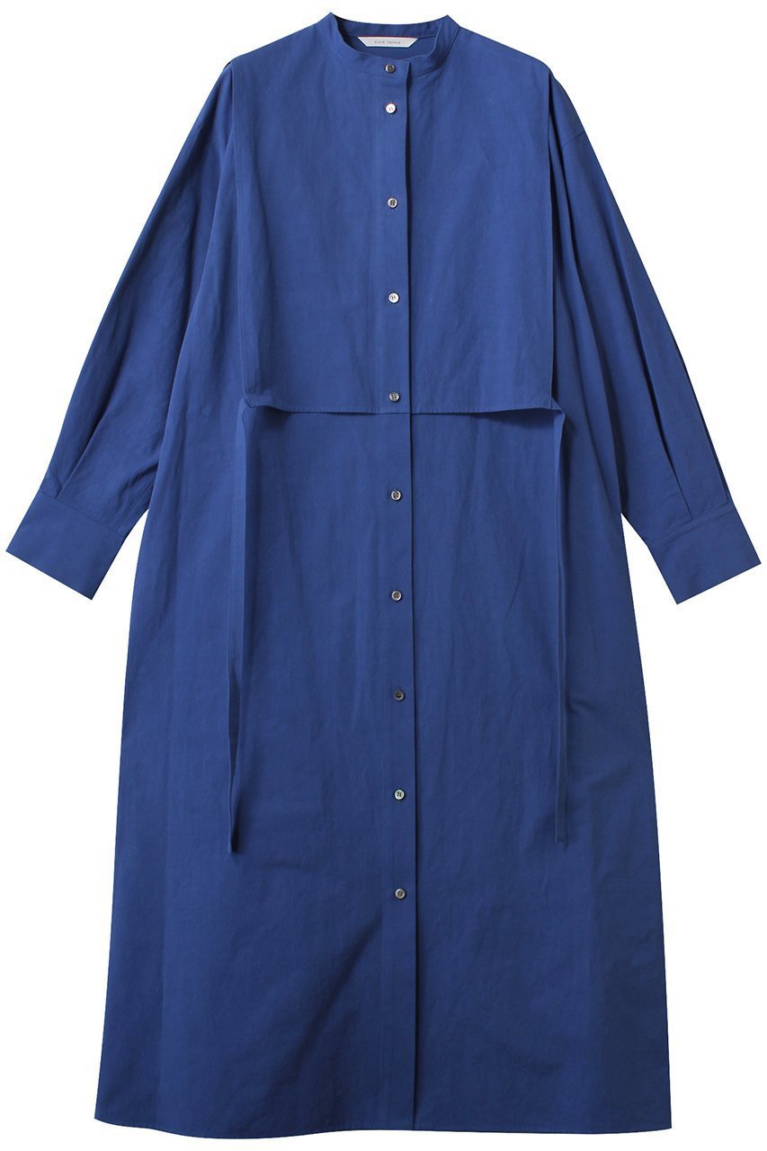 【プレインピープル/PLAIN PEOPLE】のシャツワンピース インテリア・キッズ・メンズ・レディースファッション・服の通販 founy(ファニー) 　ファッション　Fashion　レディースファッション　Fashion for Women　ワンピース　Dresses　シャツワンピース / 1枚で着映えコーデ　Shirt Dresses　チュニック　Tunic Tops & Dresses　チュニック　Tunic, Long Top　トレンド　Trend, Trending Now　フレア　Flare, Flared　リネン　Linen, Linen Fabric　ロング　Long, Long-Length　再入荷　Restock / Back in Stock　ブルー|ID: prp329100003504848 ipo3291000000032706311