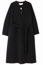 【アドーア/ADORE】のピュアカシミヤコート 人気、トレンドファッション・服の通販 founy(ファニー) ファッション Fashion レディースファッション Fashion for Women アウター Coat / Outerwear Collection コート・ロングコート・ピーコート Long Coats, Peacoats & More エレガント 上品 Elegant カッティング Cutting Detail シンプル Simple, Minimal ダブル Double, Double-Breasted フィット Fit, Slim Fit フォルム Silhouette, Form フロント Front, Front Design ブローチ Brooch, Pin Brooch モダン Modern, Contemporary ロング Long, Long-Length thumbnail ブラック|ID: prp329100003504865 ipo3291000000034220263