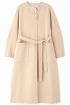 【アドーア/ADORE】のピュアカシミヤコート 人気、トレンドファッション・服の通販 founy(ファニー) ファッション Fashion レディースファッション Fashion for Women アウター Coat / Outerwear Collection コート・ロングコート・ピーコート Long Coats, Peacoats & More エレガント 上品 Elegant カッティング Cutting Detail シンプル Simple, Minimal ダブル Double, Double-Breasted フィット Fit, Slim Fit フォルム Silhouette, Form フロント Front, Front Design ブローチ Brooch, Pin Brooch モダン Modern, Contemporary ロング Long, Long-Length thumbnail ベージュ|ID: prp329100003504865 ipo3291000000034220264