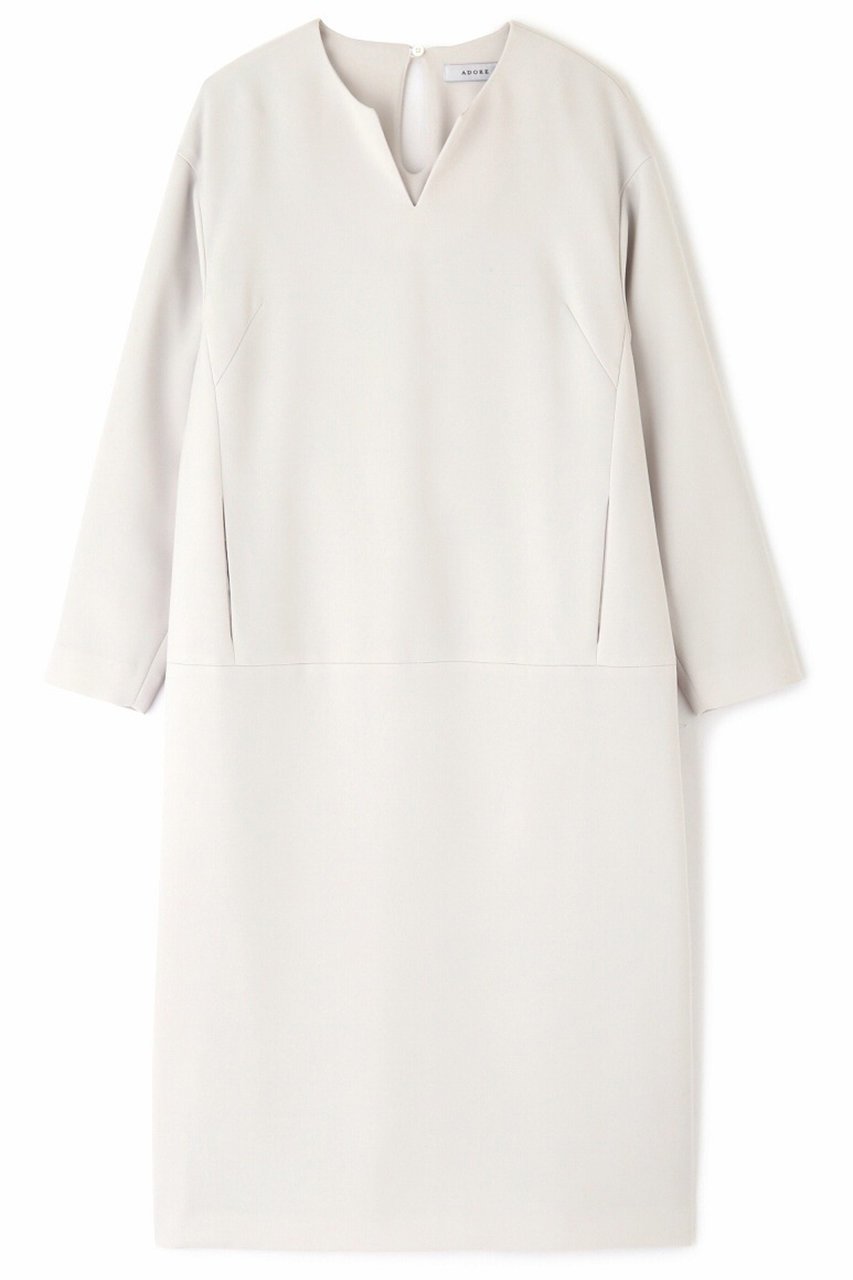 【アドーア/ADORE】のドライミドルジョーゼットワンピース 人気、トレンドファッション・服の通販 founy(ファニー) 　ファッション　Fashion　レディースファッション　Fashion for Women　ワンピース　Dresses　チュニック　Tunic Tops & Dresses　ジャケット　Jacket, Outerwear　ストレッチ　Stretch, Stretchy Fabric　セットアップ　Set-Up, Coordinated Outfit　チュニック　Tunic, Long Top　ドレス　Dress, One-Piece　ドレープ　Drape, Draping Fabric　フォーマル　Formal, Dressy　ロング　Long, Long-Length　エレガント 上品　Elegant　 other-1|ID: prp329100003507786 ipo3291000000032887364