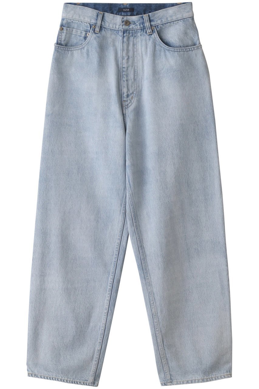 【イレーヴ/YLEVE】の13.5ozデニムバギーパンツ フェイド インテリア・キッズ・メンズ・レディースファッション・服の通販 founy(ファニー) 　ファッション　Fashion　レディースファッション　Fashion for Women　パンツ　Pants & Trousers　デニムパンツ・ジーンズ・美脚デニム　Denim Jeans & Pants　デニム　Denim, Jeans Material　トレンド　Trend, Trending Now　定番　Standard, Basic Item　アイスインディゴ|ID: prp329100003507826 ipo3291000000032828782