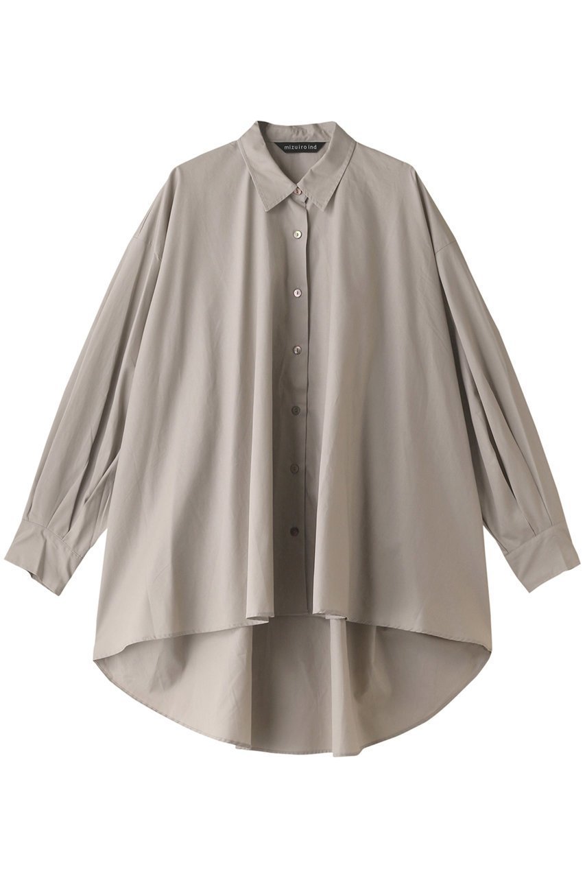 【ミズイロ インド/mizuiro ind】のwide shirt tunic チュニック インテリア・キッズ・メンズ・レディースファッション・服の通販 founy(ファニー) 　ファッション　Fashion　レディースファッション　WOMEN　ワンピース　Dress　チュニック　Tunic　おすすめ　Recommend　チュニック　Tunic　フレア　Flare　ブロード　Broad　ベスト　Vest　人気　Popularity　定番　Standard　秋　Autumn/Fall　beige|ID: prp329100003510725 ipo3291000000023200698