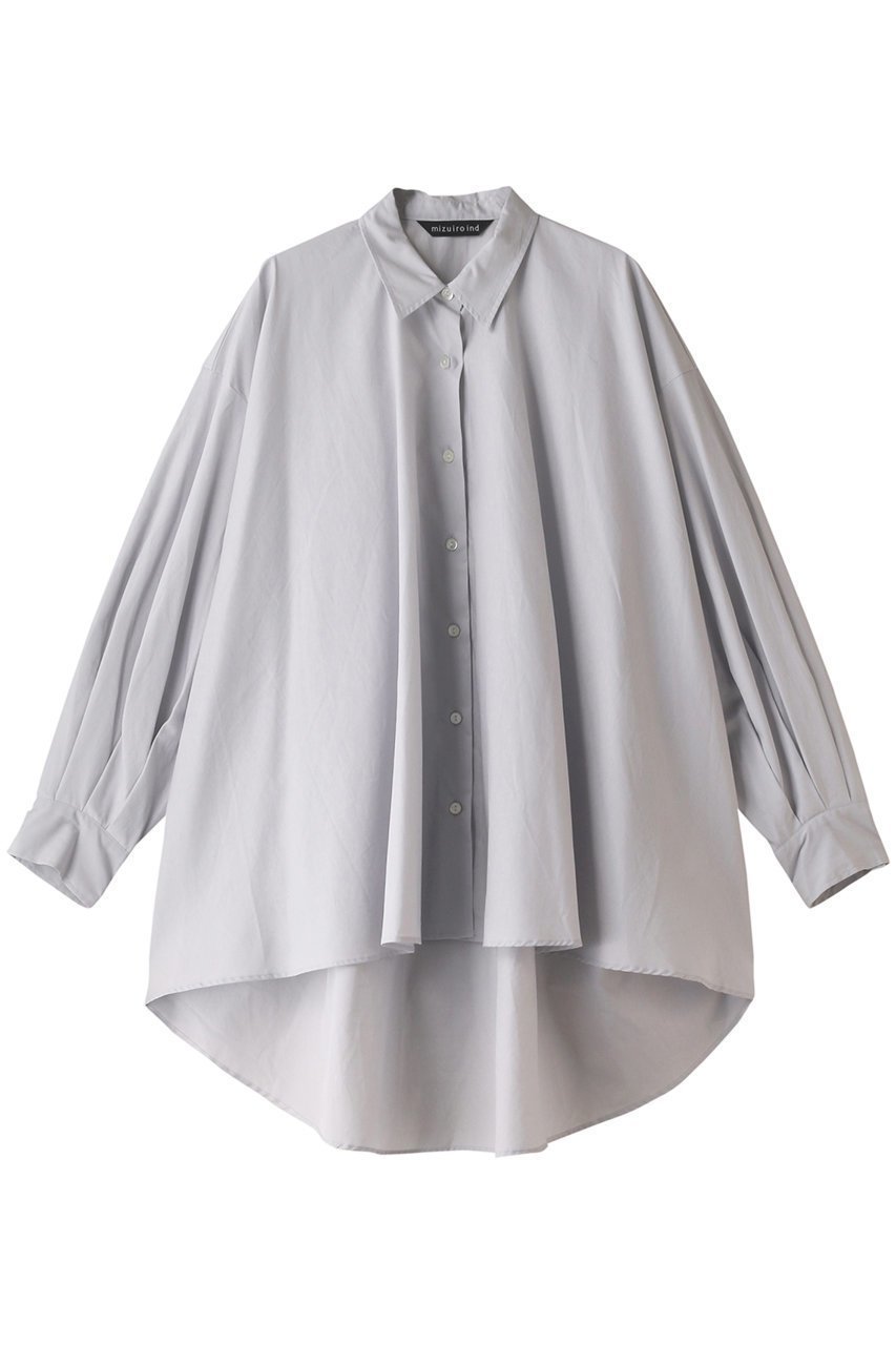 【ミズイロ インド/mizuiro ind】のwide shirt tunic チュニック インテリア・キッズ・メンズ・レディースファッション・服の通販 founy(ファニー) 　ファッション　Fashion　レディースファッション　WOMEN　ワンピース　Dress　チュニック　Tunic　おすすめ　Recommend　チュニック　Tunic　フレア　Flare　ブロード　Broad　ベスト　Vest　人気　Popularity　定番　Standard　秋　Autumn/Fall　l.gray|ID: prp329100003510725 ipo3291000000023200701