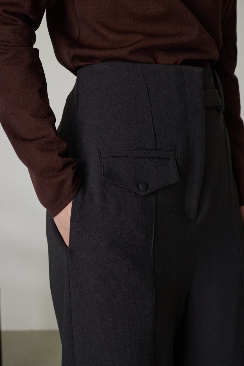 【リムアーク/RIM.ARK】のBelt design flap PT/パンツ 人気、トレンドファッション・服の通販 founy(ファニー) 　ファッション　Fashion　レディースファッション　Fashion for Women　パンツ　Pants & Trousers　フレア　Flare, Flared　メランジ　Melange, Mixed Yarn　other-7|ID: prp329100003510750 ipo3291000000032921789