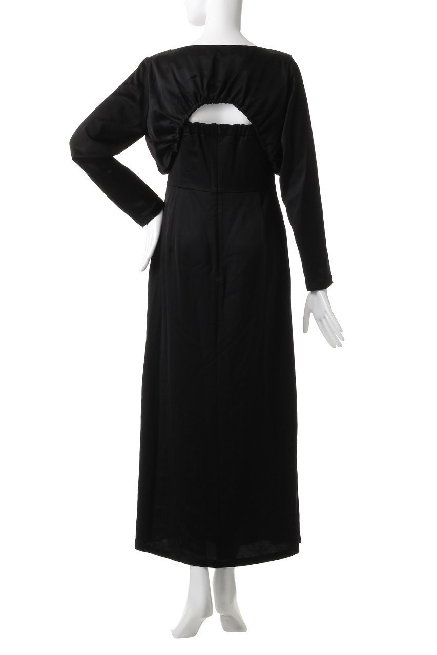 【リムアーク/RIM.ARK】のArch motif long dress/ドレス・ワンピース 人気、トレンドファッション・服の通販 founy(ファニー) 　ファッション　Fashion　レディースファッション　Fashion for Women　ワンピース　Dresses　フォーマル・パーティードレス・結婚式用ドレス　Elegant & Casual Dresses　チュニック　Tunic Tops & Dresses　イレギュラー　Irregular Design　ギャザー　Gathered, Ruffled　サテン　Satin, Glossy Fabric　チュニック　Tunic, Long Top　ドレス　Dress, One-Piece　ロング　Long, Long-Length　other-4|ID: prp329100003510751 ipo3291000000032888160