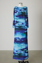 【リムアーク/RIM.ARK】のWater lilies art printed dress/ドレス・ワンピース 人気、トレンドファッション・服の通販 founy(ファニー) ファッション Fashion レディースファッション WOMEN ワンピース Dress ドレス Party Dresses チュニック Tunic イレギュラー Irregular オケージョン Occasion ギャザー Gather チュニック Tunic ドレス Dress プリント Print ロング Long thumbnail ブルー|ID: prp329100003510752 ipo3291000000023200786