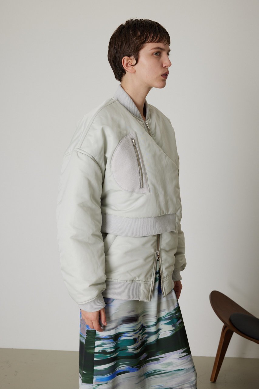 【リムアーク/RIM.ARK】のFront flap MA-1/ブルゾン 人気、トレンドファッション・服の通販 founy(ファニー) 　ファッション　Fashion　レディースファッション　Fashion for Women　アウター　Coat / Outerwear Collection　レディースジャケット・軽アウター　Jackets　ブルゾンジャケット・スポーティアウター　Blouson Jackets　MA-1ジャケット　MA-1 Bomber Jackets / Flight Jackets　おすすめ　Recommended / Our Picks　ジャケット　Jacket, Outerwear　バランス　Balance, Style Balance　フラップ　Flap, Flap Pocket　ブルゾン　Blouson, Bomber Jacket　other-8|ID: prp329100003510753 ipo3291000000032934676