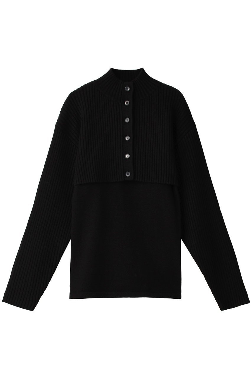 【リムアーク/RIM.ARK】のTank set knit tops/ニット インテリア・キッズ・メンズ・レディースファッション・服の通販 founy(ファニー) ファッション Fashion レディースファッション Fashion for Women トップス・カットソー Cut & Sew Tops ニット Knit Tops & Sweaters カジュアルプルオーバー・ニットトップス Pullovers & Knit Tops / Casual Pullovers カーディガン Cardigan, Knitwear ショート Short, Short Length タンク Tank Top, Sleeveless Top ハイネック High Neck, Mock Neck ベーシック Basic, Essential ブラック|ID: prp329100003510761 ipo3291000000032962452