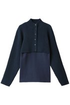 【リムアーク/RIM.ARK】のTank set knit tops/ニット 人気、トレンドファッション・服の通販 founy(ファニー) ファッション Fashion レディースファッション Fashion for Women トップス・カットソー Cut & Sew Tops ニット Knit Tops & Sweaters カジュアルプルオーバー・ニットトップス Pullovers & Knit Tops / Casual Pullovers カーディガン Cardigan, Knitwear ショート Short, Short Length タンク Tank Top, Sleeveless Top ハイネック High Neck, Mock Neck ベーシック Basic, Essential thumbnail ブルー|ID: prp329100003510761 ipo3291000000032962456