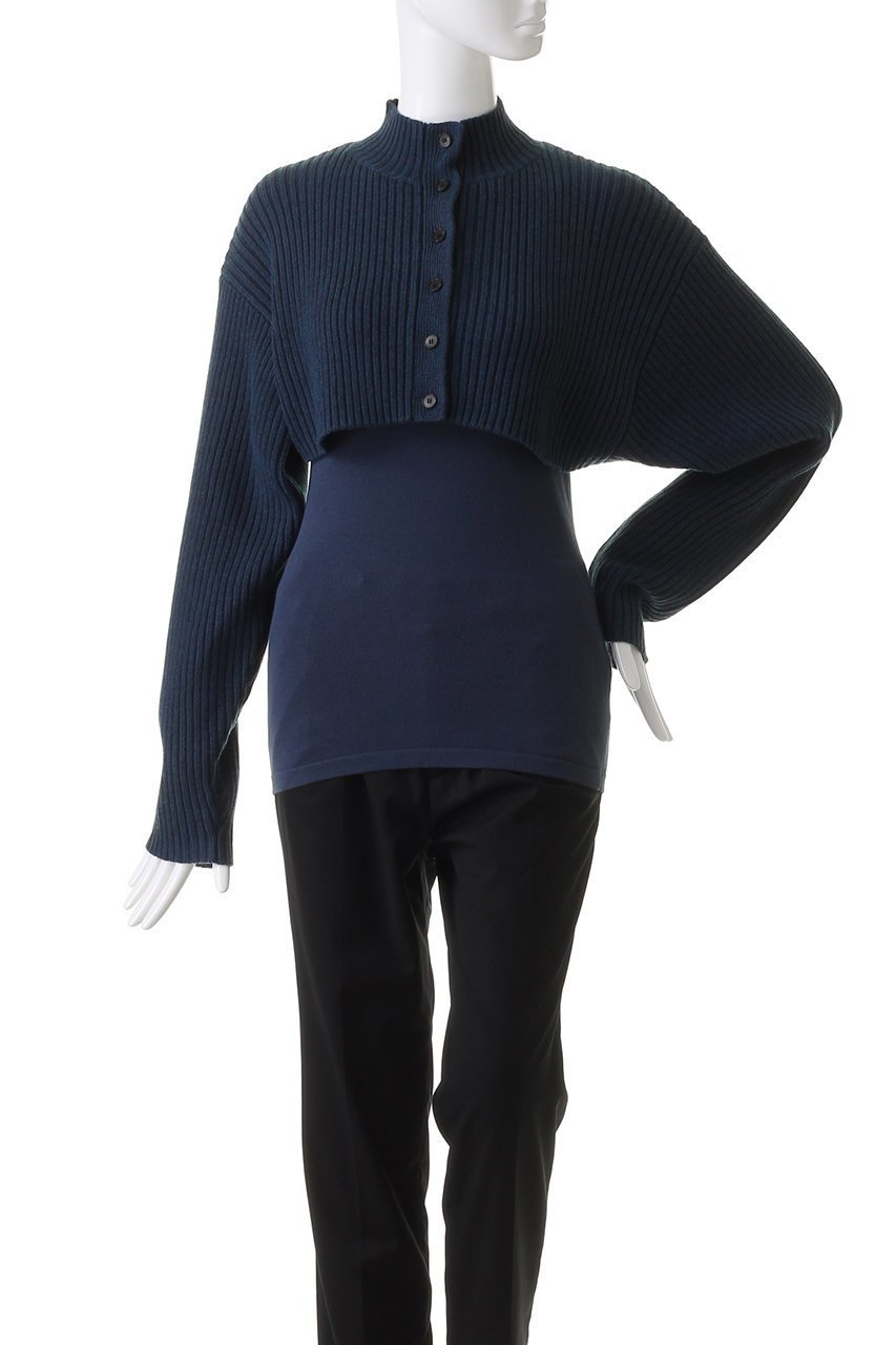 【リムアーク/RIM.ARK】のTank set knit tops/ニット 人気、トレンドファッション・服の通販 founy(ファニー) ファッション Fashion レディースファッション Fashion for Women トップス・カットソー Cut & Sew Tops ニット Knit Tops & Sweaters カジュアルプルオーバー・ニットトップス Pullovers & Knit Tops / Casual Pullovers カーディガン Cardigan, Knitwear ショート Short, Short Length タンク Tank Top, Sleeveless Top ハイネック High Neck, Mock Neck ベーシック Basic, Essential other-2|ID: prp329100003510761 ipo3291000000032962460